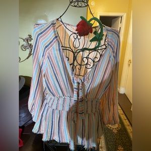 Cute casual babydoll top